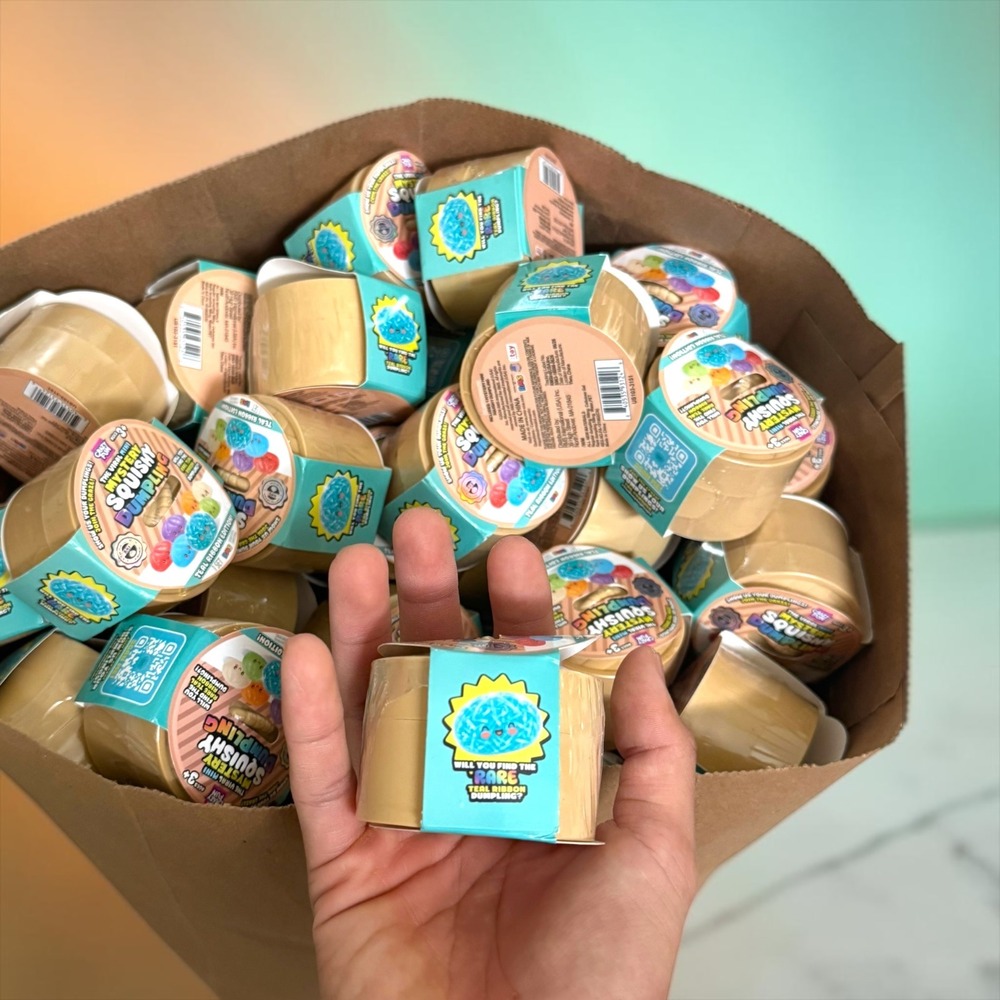 20x LOT NEW RELEASE RMS Viral Mini Mystery Squishy Dumpling Teal Ribbon Edition - Picture 5 of 7